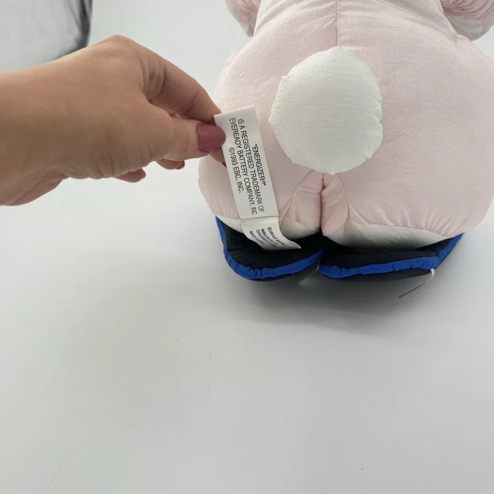 1993 Energizer Bunny Plush 18 Inch Pink Drum Mascot‎ Advertising Toy VTG